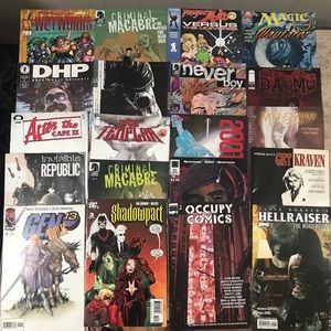 20+ comic books DC, Image, Dark Horse, Armada, CPM